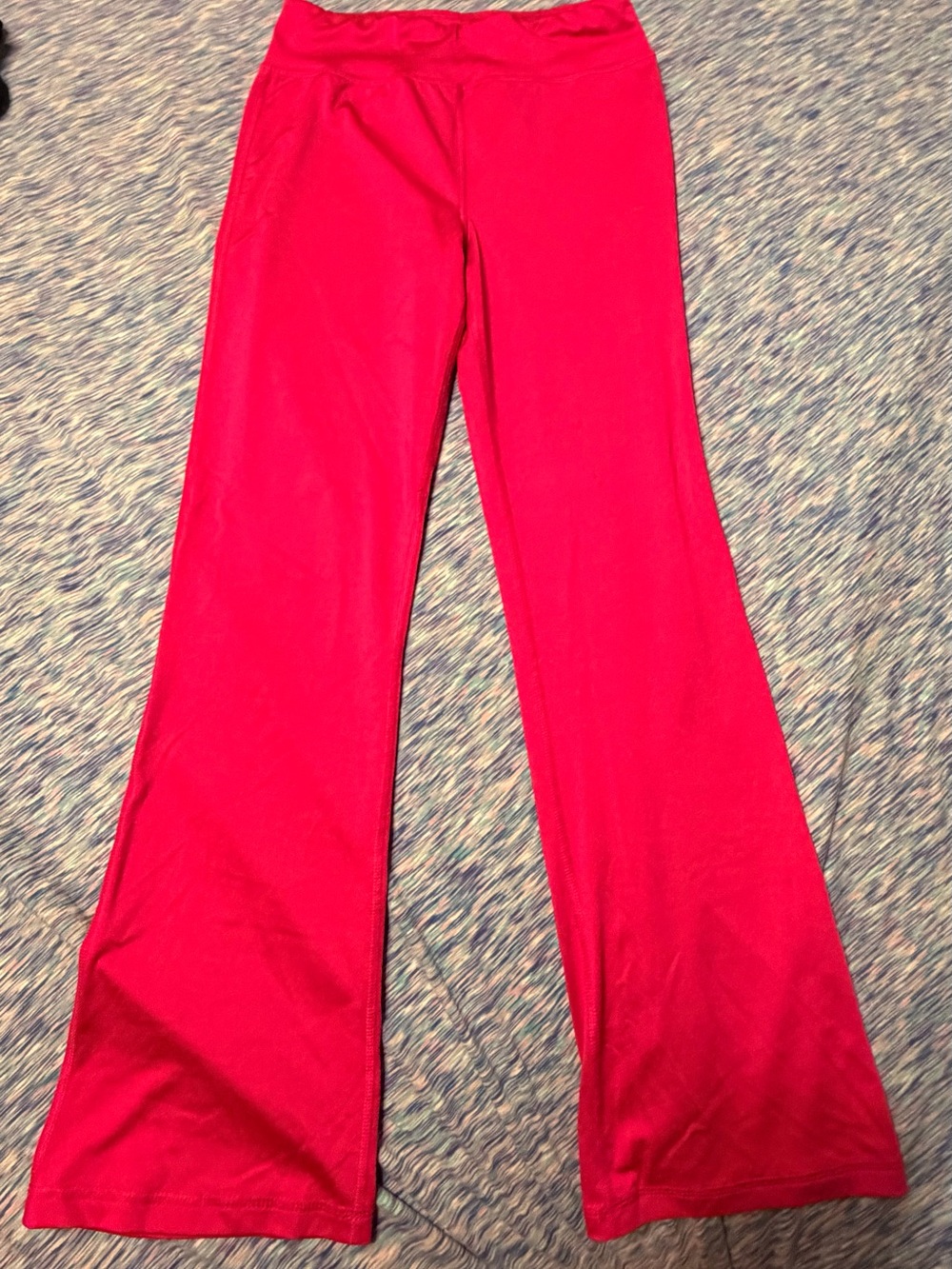 Kids Bright Pink Flare Leggings